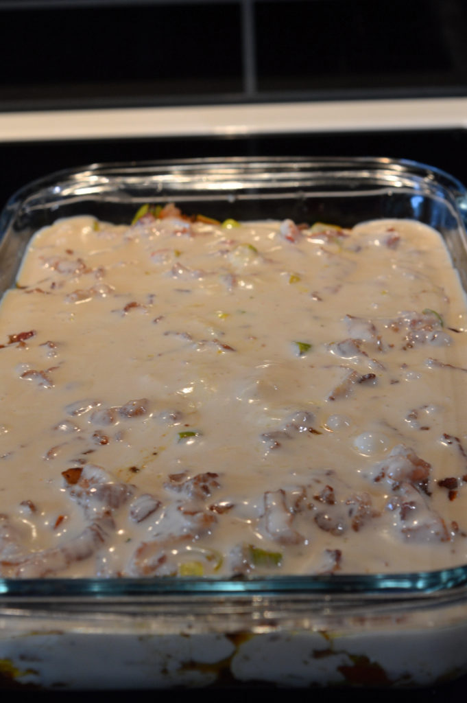 Fläskfilégratäng med paprika & bacon 3