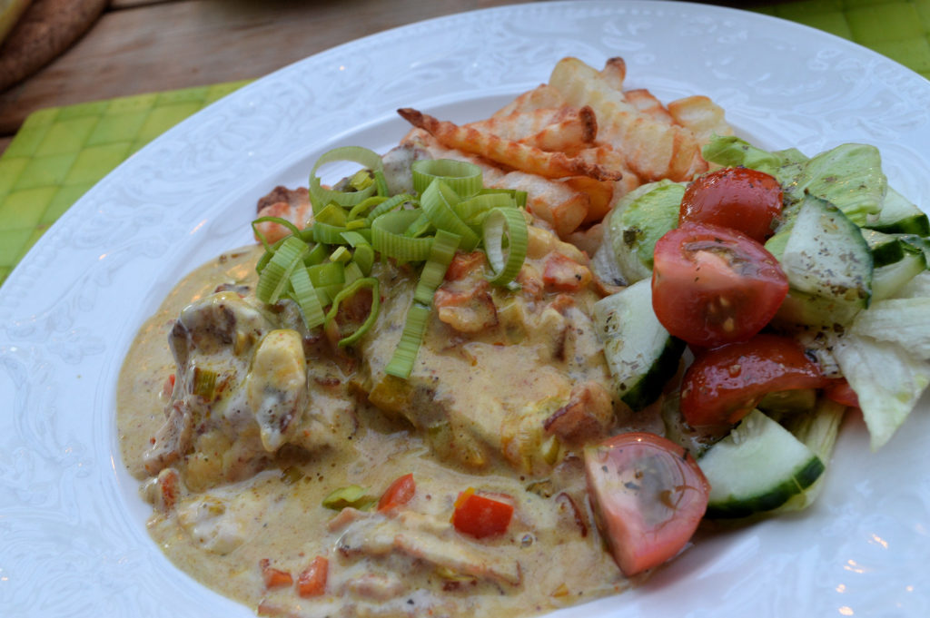 Fläskfilégratäng med paprika & bacon 4