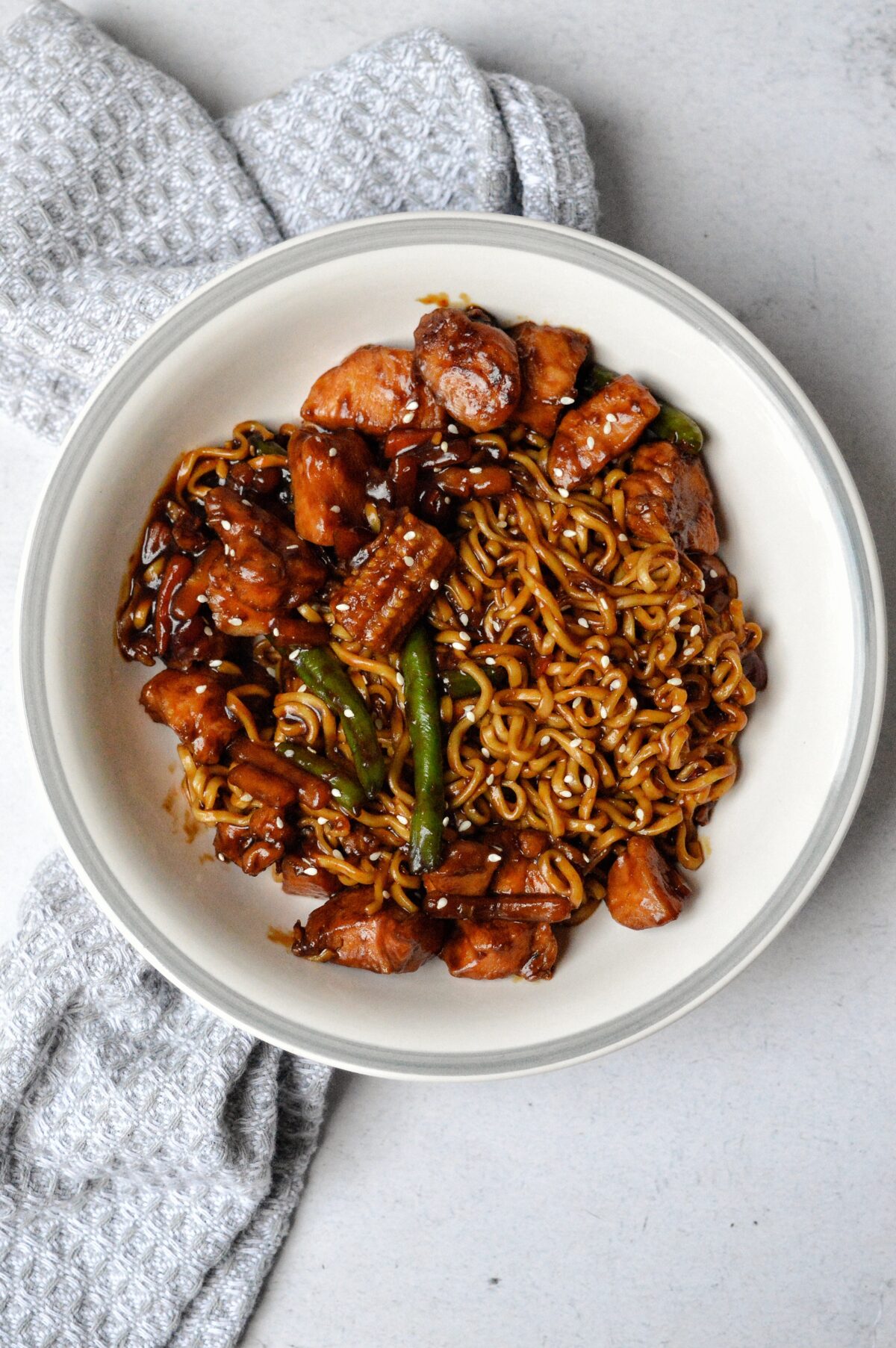Kycklingwok med smak av sweet chili