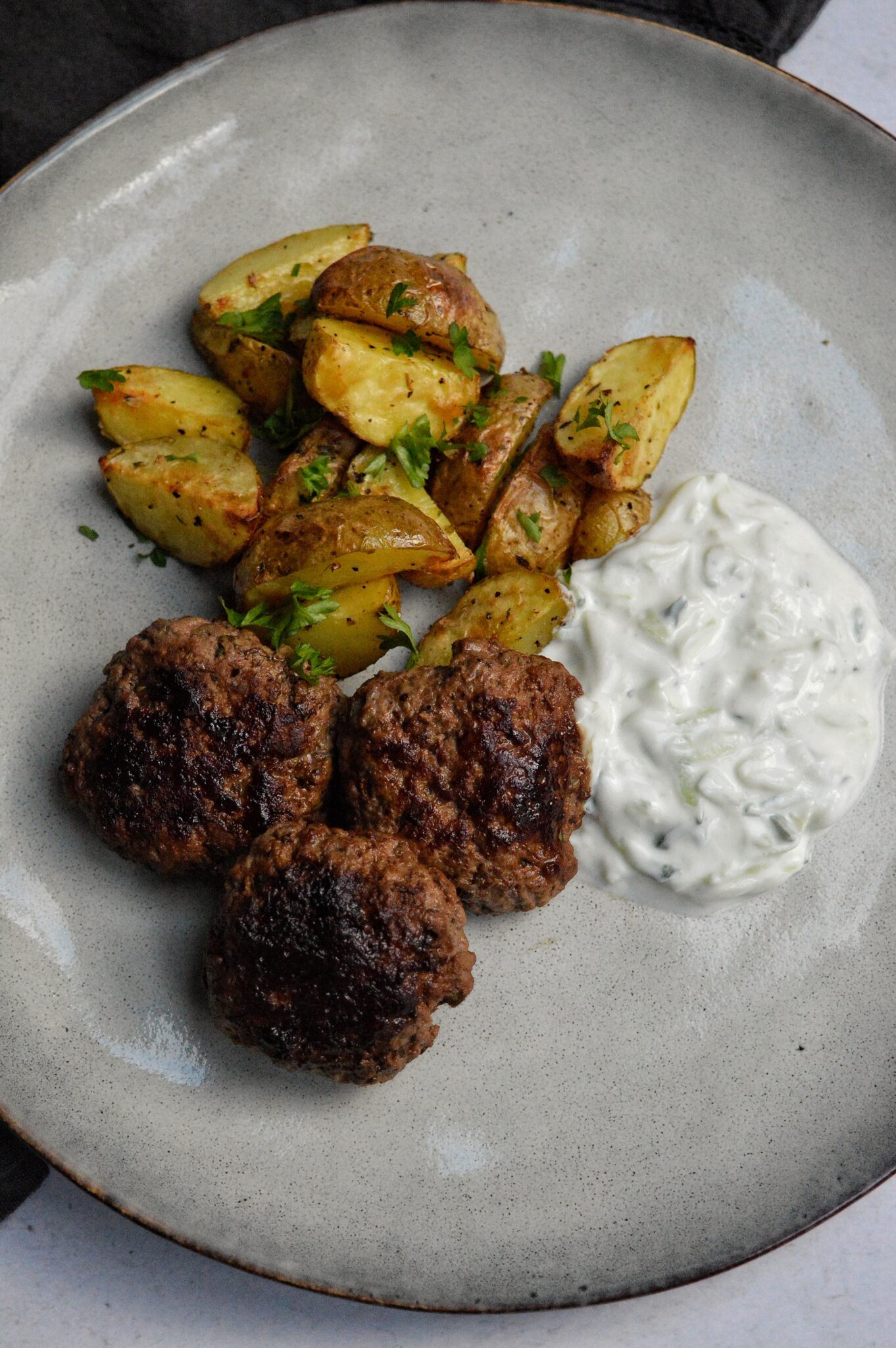 Grekiska Biffar Med Tzatziki