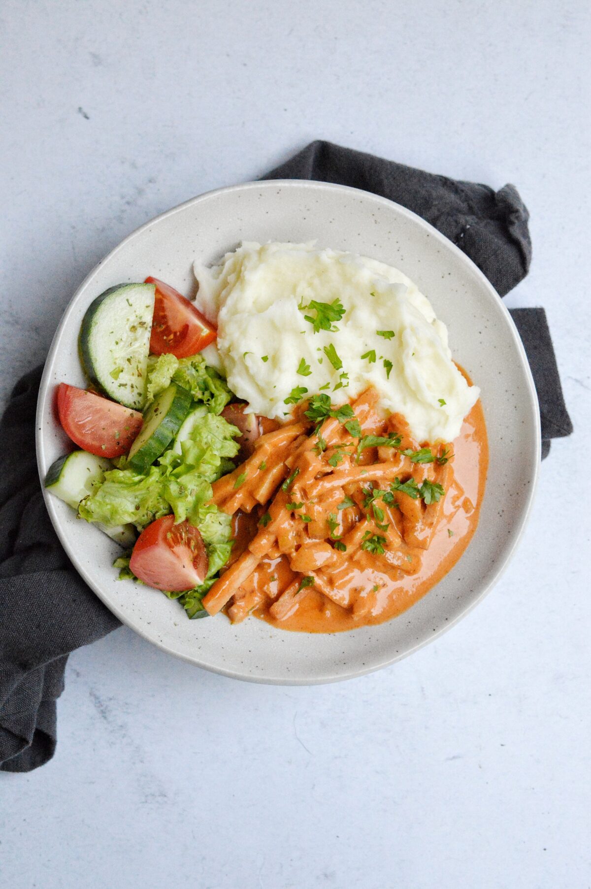 Stroganoff på kassler