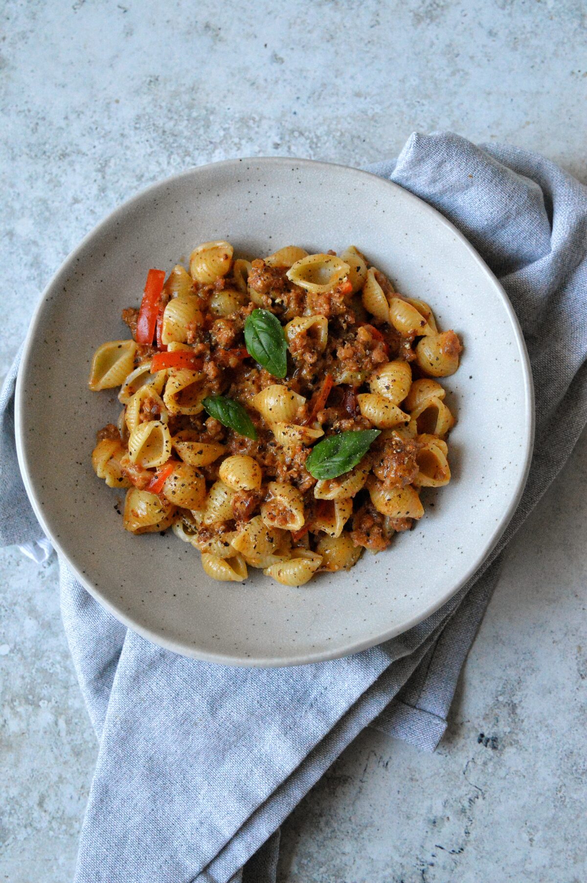 Italiensk salsicciapasta