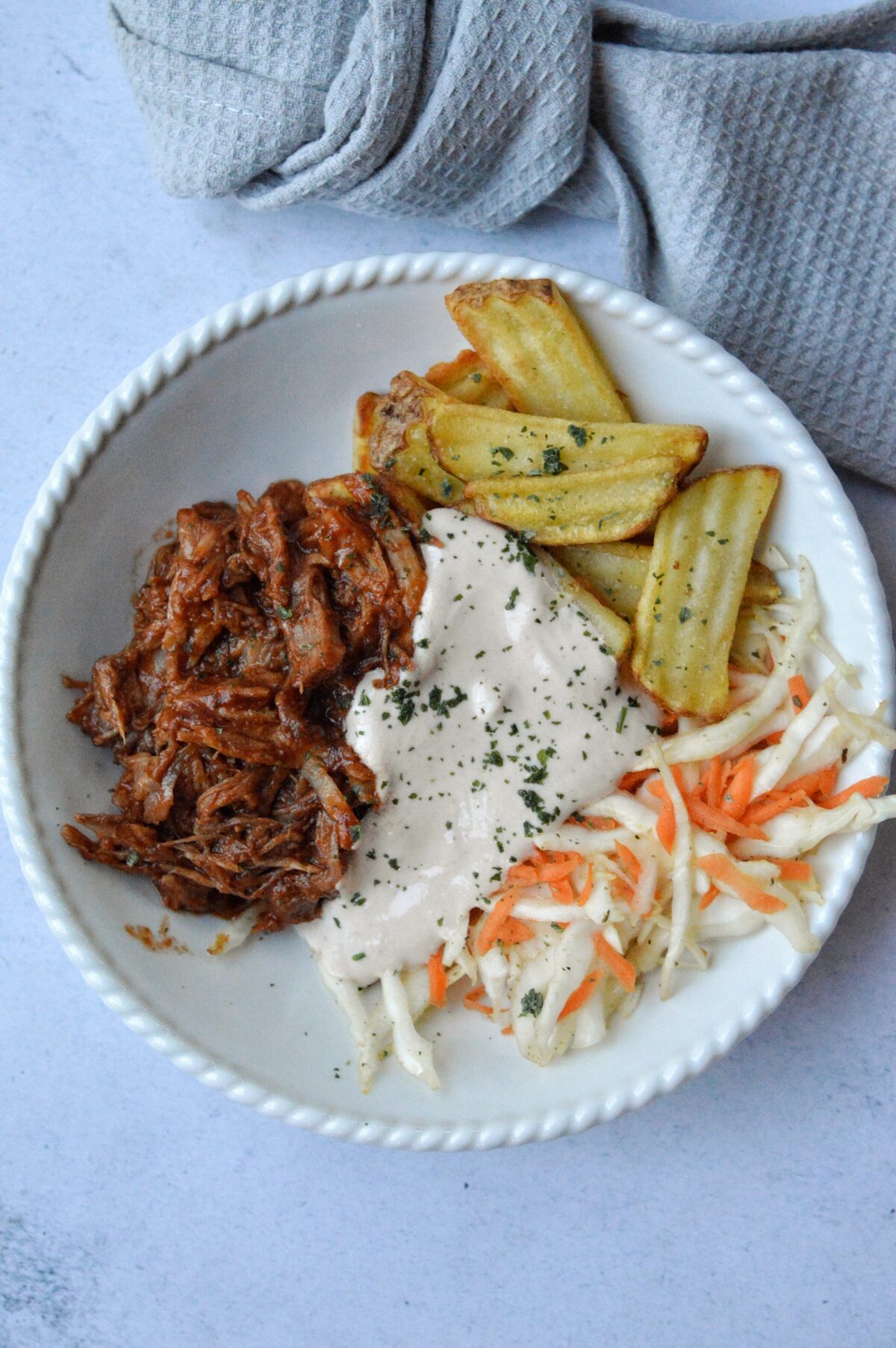 Pulled pork bowl