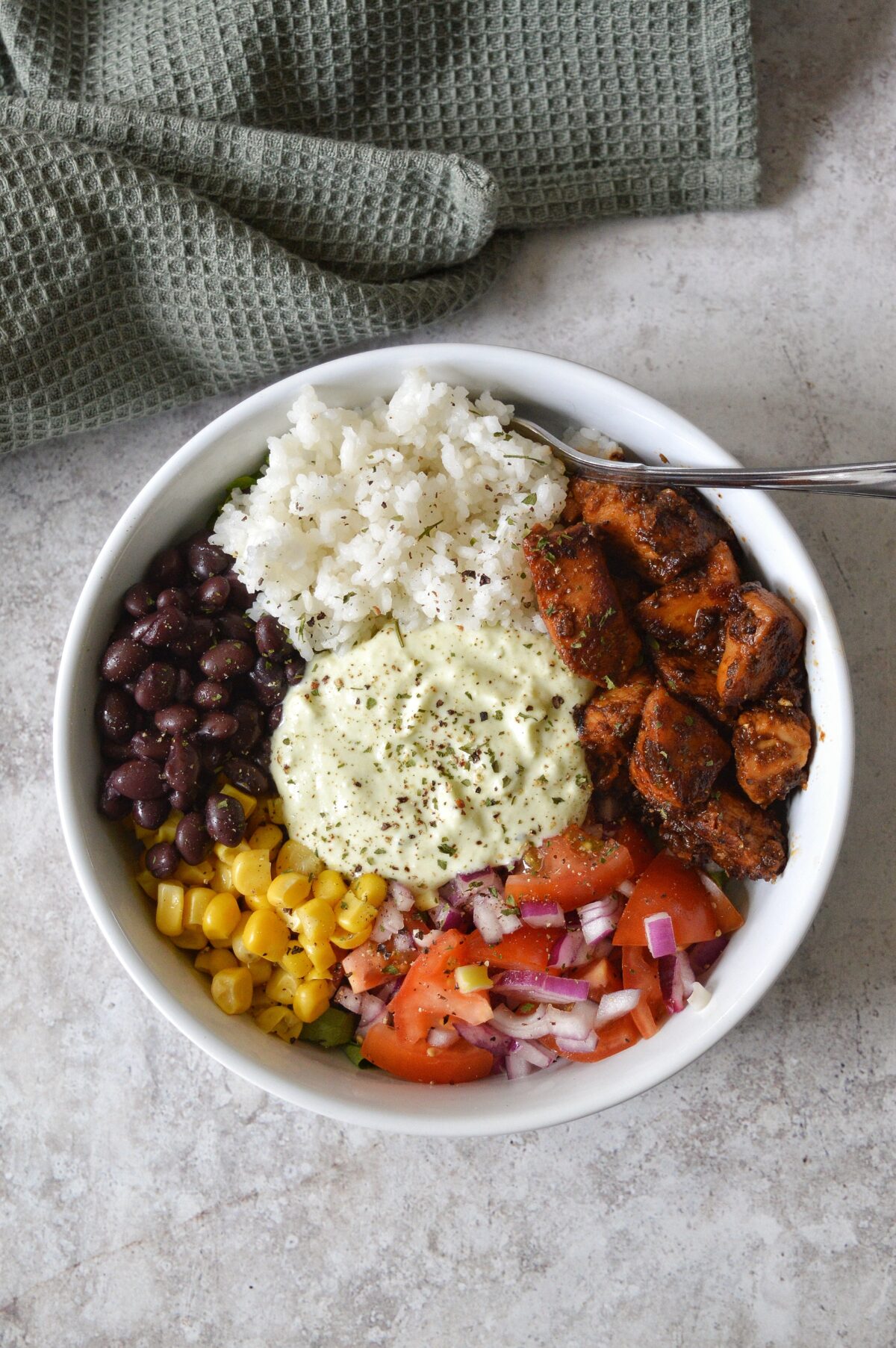 Chicken burrito bowl